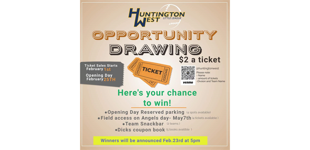 Opening Day Opportunity Drawing 