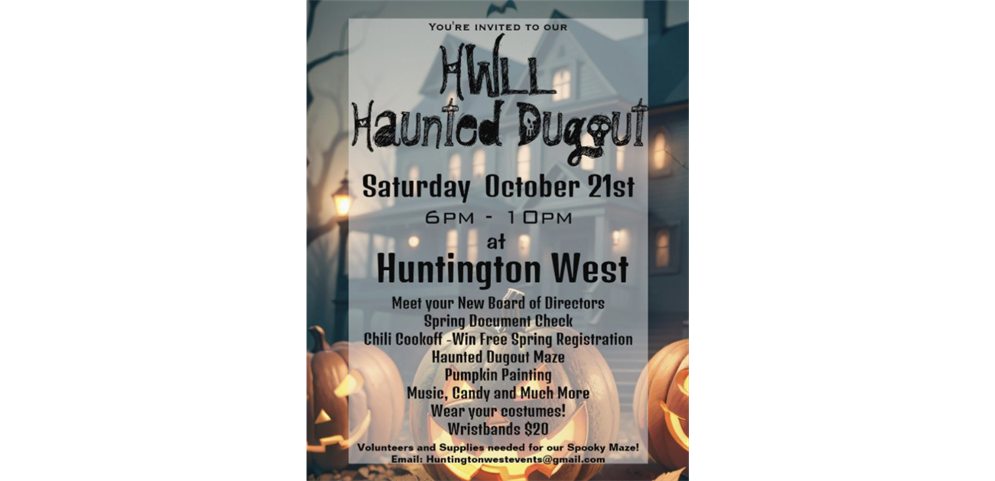Saturday October 21st from 6-10pm