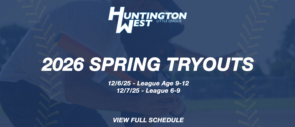 2026 Spring Tryout Schedule
