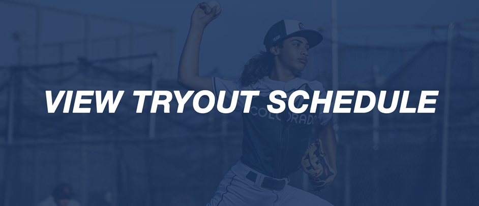 2026 Spring Tryout Schedule